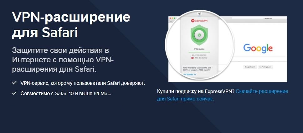 Express VPN для браузера